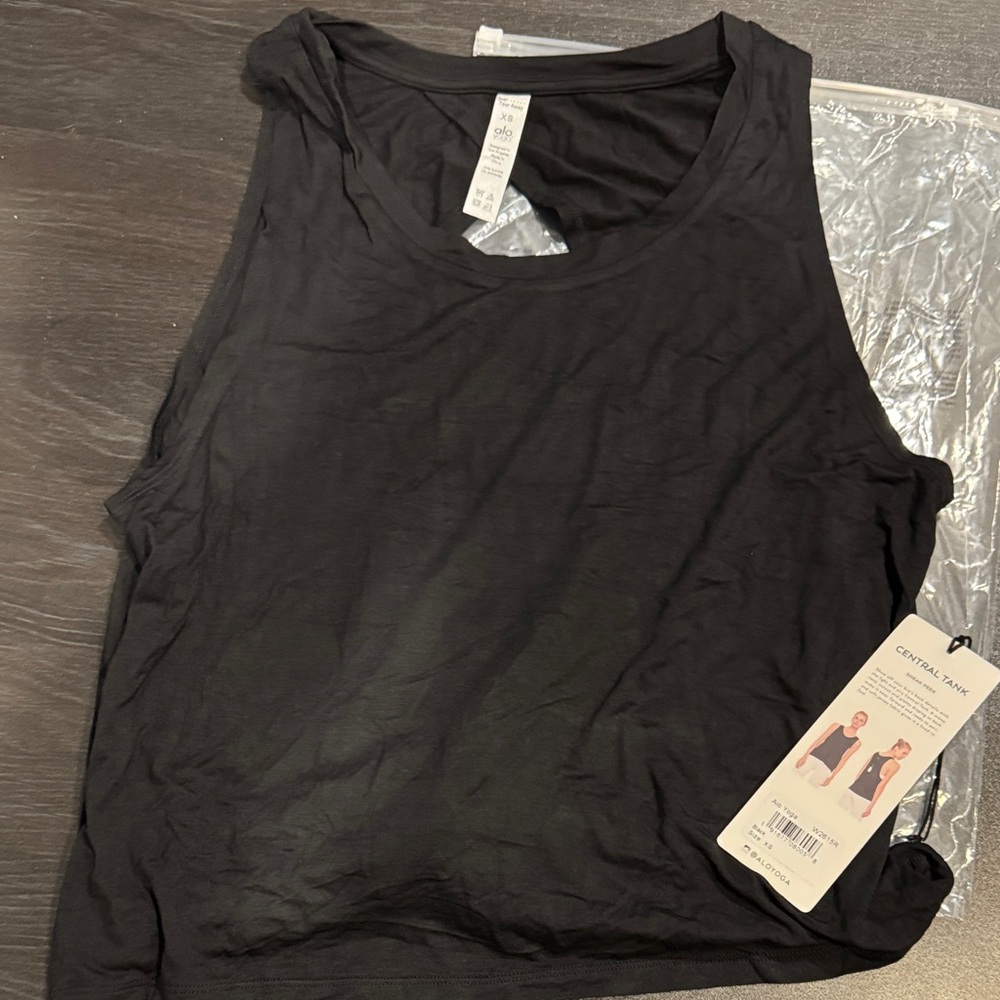 ALO Yoga Black Tank Top